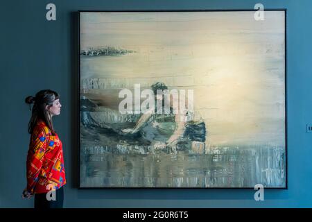 London, Großbritannien. Juni 2021. Anatomy of the Mind von Andy Denzler eine neue Ausstellung zum Mayfair Art Weekend, die im Juni in der Opera Gallery stattfindet. Kredit: Guy Bell/Alamy Live Nachrichten Stockfoto