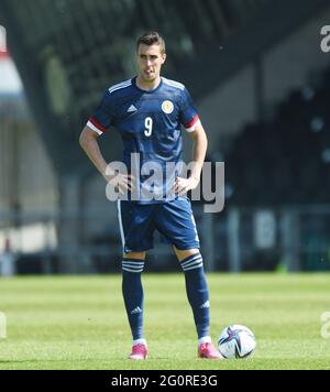 Dumbarton, Schottland .UK 2. Juni 21 Freundschaftliches Spiel.Schottland U-21 gegen Northern Irel und U-21 C&G Systems Stadium, Dumbarton. Scotland U-21 Ewan Urain Kredit: eric mccowat/Alamy Live News Stockfoto