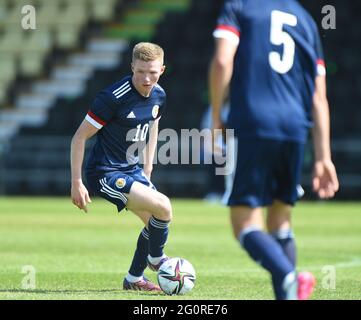 Dumbarton, Schottland .UK 2. Juni 21 Freundschaftliches Spiel.Schottland U-21 V Nordirland U-21 C&G Systems Stadium, Dumbarton. Stephen Kelly Scotland U-21 Quelle: eric mccowat/Alamy Live News Stockfoto