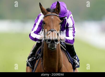 Aktenfoto vom 12-05-2021 von Schneefall, der von Ryan Moore gefahren wurde. Ausgabedatum: Donnerstag, 3. Juni 2021. Stockfoto