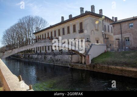 Robecco sul Naviglio Villa Gaia, Mailand, Lombardei, Italien Stockfoto