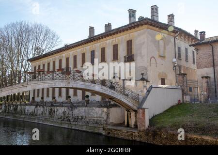 Robecco sul Naviglio Villa Gaia, Mailand, Lombardei, Italien Stockfoto