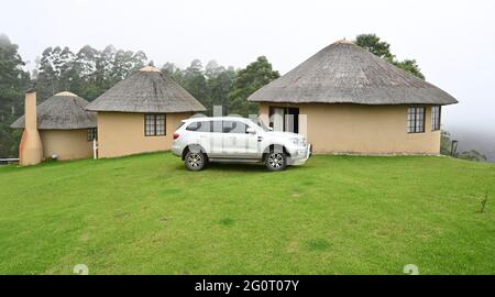 Der Geotrail Mkhonjwa ist Teil der Genesis Route zwischen Barberton und Swasiland in Mpumalanga, Südafrika Stockfoto