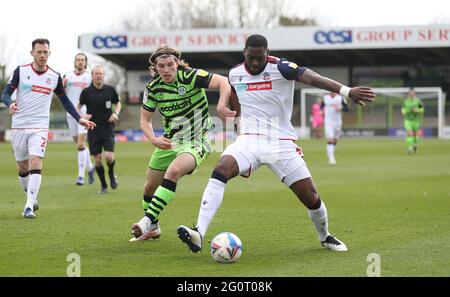 Aktenfoto vom 27-03-2021 von Bolton Wanderers' Ricardo Santos. Ausgabedatum: Donnerstag, 3. Juni 2021. Stockfoto