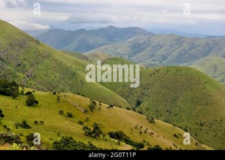 Der Geotrail Mkhonjwa ist Teil der Genesis Route zwischen Barberton und Swasiland in Mpumalanga, Südafrika Stockfoto