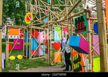 MAI FAIR LONDON 3 JUNI 2021 . . Credit amer Ghazzal/Alamy Live News Stockfoto