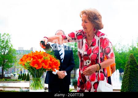 Apeldoorn, Niederlande. Juni 2021. Prinzessin Margriet von den Niederlanden im Palast het Loo in Apeldoorn, am 03. Juni 2021, taufig die offiziellen Invictus Games Den Haag 2020 Tulip, die invictus Games Den Haag 2020 wurden zweimal verschoben und wird jetzt vom 16. Bis 22. April 2022 stattfinden Quelle: Rotalpool/Wesley de Wit/ Albert Nieboer/Netherlands OUT/Point de Vue OUT/dpa/Alamy Live News Stockfoto