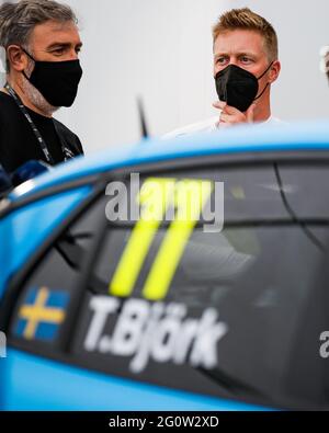 Nurburg, Deutschland. Juni 2021. Bjork Thh (swe), Cyan Performance Lynk & Co, Lync & Co 03 TCR, Portrait während des 2021 FIA WTCR Race of, Deutschland., . FIA World Touring Car Cup, auf der Nürburgring Nordschleife, vom 3. Bis 6. Juni 2021 in Nurburg, Deutschland - Foto Florent Gooden/DPPI/LiveMedia Kredit: Unabhängige Fotoagentur/Alamy Live News Stockfoto