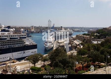 Valletta Waterfront Stockfoto