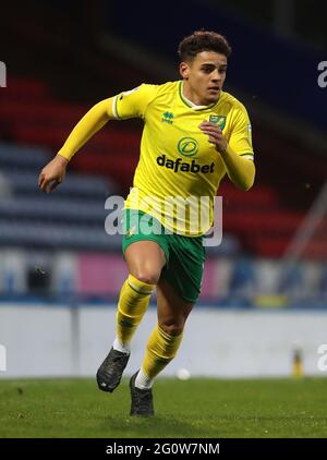 Aktenfoto vom 12-12-2020 des Max Aarons von Norwich City. Ausgabedatum: Donnerstag, 3. Juni 2021. Stockfoto