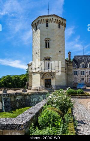 Chateau de Saint-Aignan, Loir-et-Cher (41), Frankreich. Stockfoto