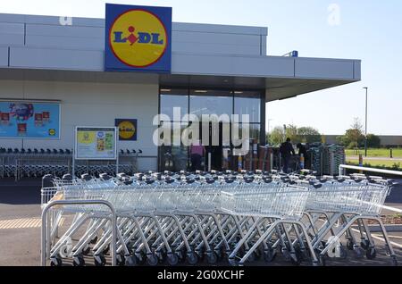 Logo von Lidl Stockfoto