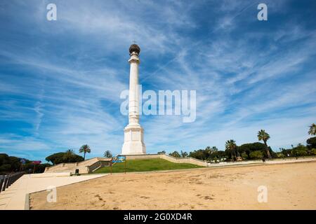 Denkmal für die Entdecker oder Säule zum 400. Jahrestag) Stockfoto