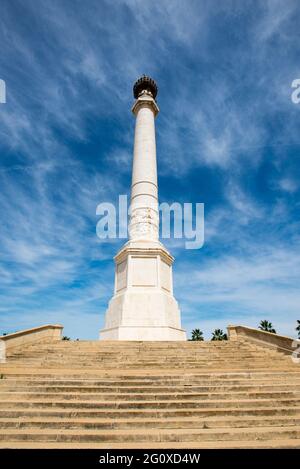 Denkmal für die Entdecker oder Säule zum 400. Jahrestag) Stockfoto