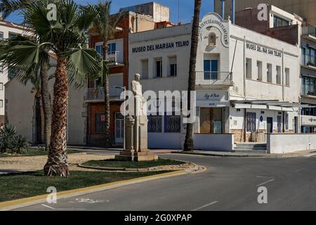 Museo del Mar San Telmo, Fischerbruderschaft der Stadt Benicarlo in der Provinz Castellon, Spanien, Europa Stockfoto