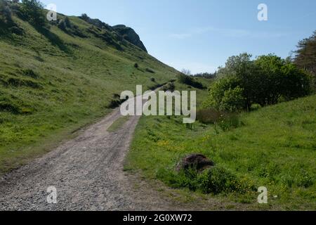 CWM Ivy Tor, The Gower, Wales, Großbritannien Stockfoto