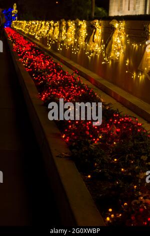 Arizona - Mesa Mormon Tempel - Weihnachten - Zweiter Tag Stockfoto