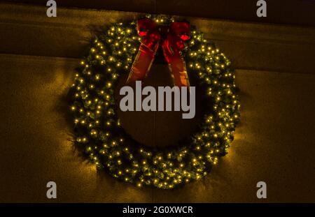 Arizona - Mesa Mormon Tempel - Weihnachten - Siebter Tag Stockfoto