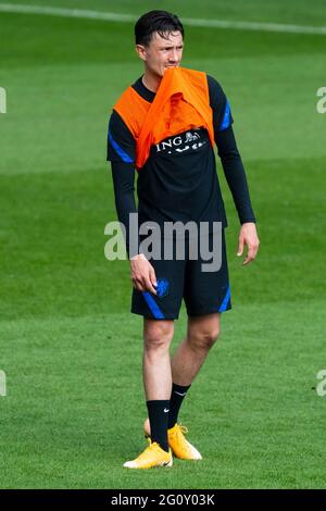 Steven Berghuis beim Training der niederländischen Fußballnationalmannschaft am 28 2021. Mai in Zeist Niederlande Credit: SCS/Sander Chamid/AFLO/Alamy Live News Stockfoto