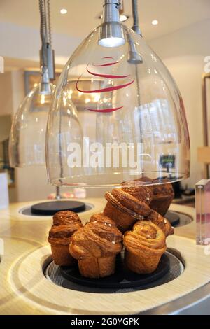 FRANKREICH. PARIS (75) KONDITOREI PHILIPPE CONTICINI (LA PATISSERIE DES REVES) IM 7. BEZIRK Stockfoto