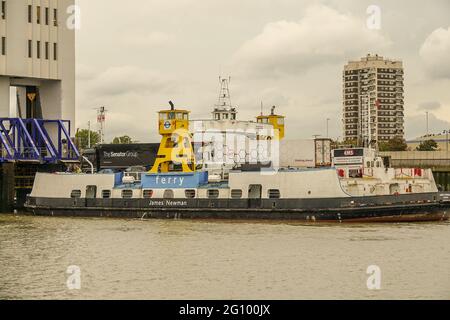 Woolwich Fähre - James Newman Stockfoto