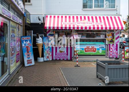 Grays Eisdiele in Wroxham norfolk Stockfoto