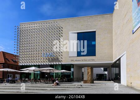 Westfälisches Landesmuseum für Kunst und Kulturgeschichte, LWL-Museum für Kunst und Kultur Exterieur im Sommer, Münster in Westfalen, Münster, Deutschland Stockfoto