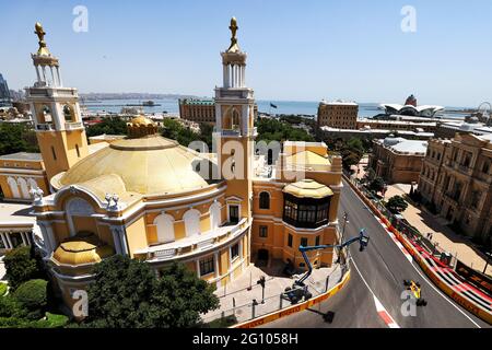 Baku, Aserbaidschan. Juni 2021. Lando Norris (GBR) McLaren MCL35M. Großer Preis von Aserbaidschan, Freitag, 4. Juni 2021. Baku City Circuit, Aserbaidschan. Quelle: James Moy/Alamy Live News Stockfoto