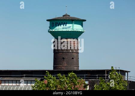 Deutschland, Oberhausen, Oberhausen-Ost, Ruhrgebiet, Niederrhein, Rheinland, Nordrhein-Westfalen, NRW, Wasserturm Stockfoto