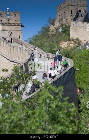 Badaling Great Wall of China im Sommer Stockfoto