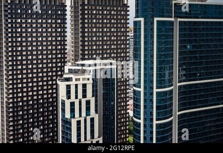 22. MAI 2021, BATUMI, GEORGIA: Architektur des neuen Boulevard von Batumi, Georgia Stockfoto