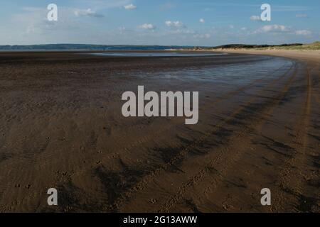 Whiteford Sands, The Gower, Wales, Großbritannien Stockfoto