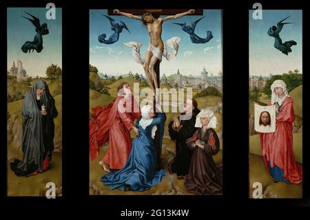 Rogier van der Weyden - Triptychon- die Kreuzigung Stockfoto