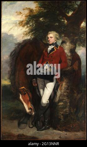 Sir Joshua Reynolds - Kapitän George K H Coussmaker Stockfoto