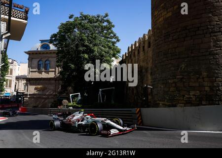 Baku, Aserbaidschan. 04. Juni 2021. Während des Formel 1 Großen Preises von Aserbaidschan 2021 vom 04. Bis 06. Juni 2021 auf dem Baku City Circuit, in Baku, Aserbaidschan - Foto Antonin Vincent / DPPI Credit: DPPI Media/Alamy Live News Stockfoto