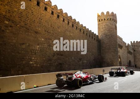 Baku, Aserbaidschan. 04. Juni 2021. Während des Formel 1 Großen Preises von Aserbaidschan 2021 vom 04. Bis 06. Juni 2021 auf dem Baku City Circuit, in Baku, Aserbaidschan - Foto Antonin Vincent / DPPI Credit: DPPI Media/Alamy Live News Stockfoto
