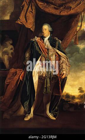 Sir Joshua Reynolds - Portrait Prinz William Augustus Duke Cumberland Son George II 1758 Stockfoto