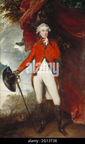 Sir Joshua Reynolds - Francis Rawdon-Hastings (1754-1826), zweiter Earl of Moira und erster Marquess of Hastings Stockfoto