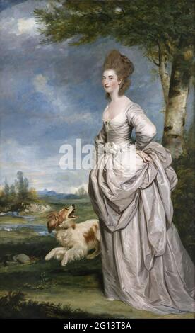 Sir Joshua Reynolds - Frau Elisha Mathew Stockfoto