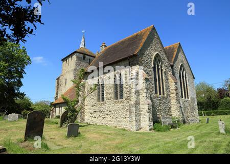 Church of Saint Mary Magdalen on Hamstreet Road, Ruckinge, Ashford, Kent, England, Vereinigtes Königreich Stockfoto