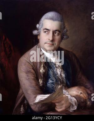 Thomas Gainsborough - Johann Christian Bach Stockfoto