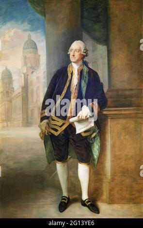 Thomas Gainsborough - John Montagu 4. Earl Sandwich Stockfoto