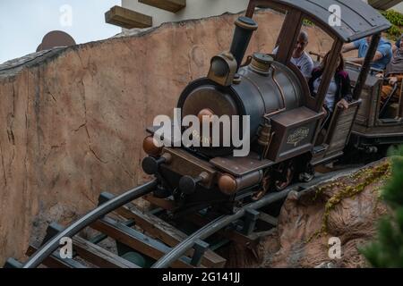 Taron Rapids und Fear and Force zusammen mit Chipas Hochwertige DLSR Professional Grade Images des themenparks phantasialand Stockfoto