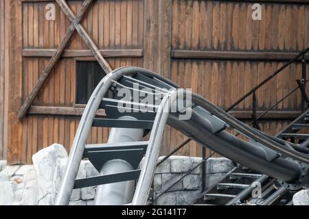 Taron Rapids und Fear and Force zusammen mit Chipas Hochwertige DLSR Professional Grade Images des themenparks phantasialand Stockfoto