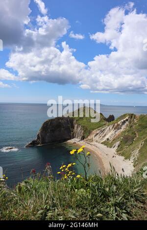 Man O'war Beach Stockfoto