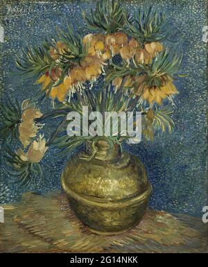 Vincent van Gogh - Kaiserliche Fritillaries in einer Kupfervase Stockfoto