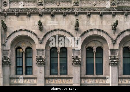 Bilder von der Variation der Gebäude von Mary Catherine Messner in New York City, New York Stockfoto