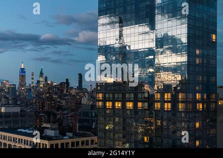 Bilder von der Variation der Gebäude von Mary Catherine Messner in New York City, New York Stockfoto