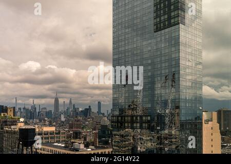 Bilder von der Variation der Gebäude von Mary Catherine Messner in New York City, New York Stockfoto