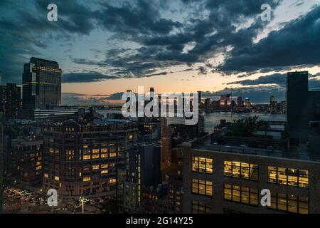 Bilder von der Variation der Gebäude von Mary Catherine Messner in New York City, New York Stockfoto